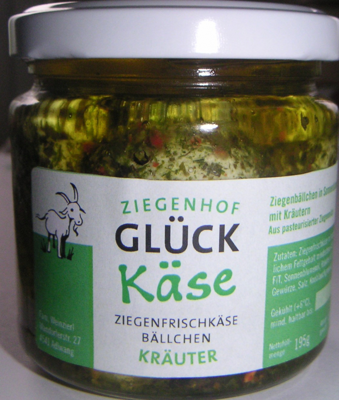 BIO Ziegenfrischkäse Bällchen Schnittlauch - Håller-Regio-Kistl